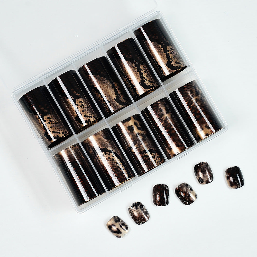 Nail Transfer Foil - Leopard & Cheetah Print - M339