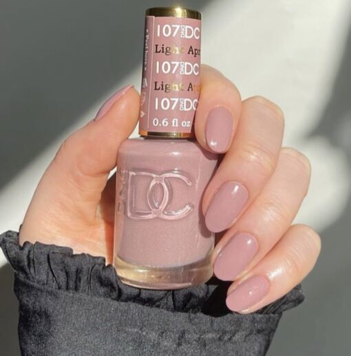 DND DC Gel Nail Polish Duo - 107 Neutral Colors - Light Apricot