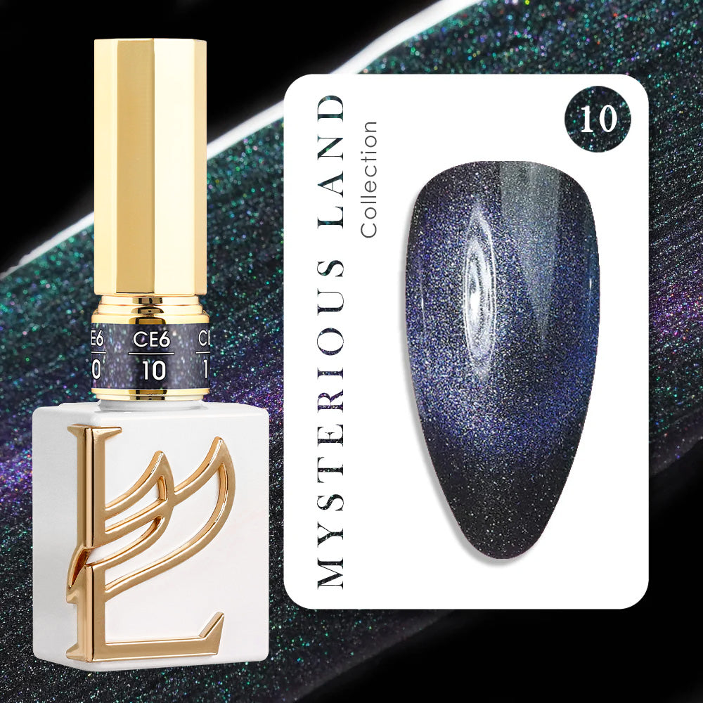 LAVIS Cat Eyes CE6 (Ver1) - 10 - Gel Polish 0.5 oz - Mysterious Land Collection