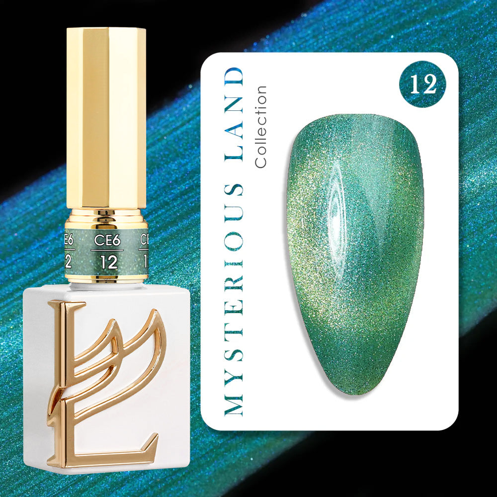 LAVIS Cat Eyes CE6 (Ver1) - 12 - Gel Polish 0.5 oz - Mysterious Land Collection