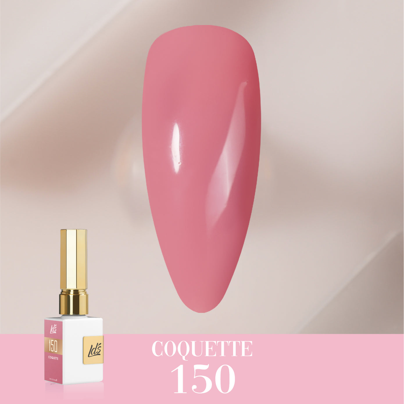 LDS Color Craze Collection - 150 Coquette - Gel Polish 0.5oz