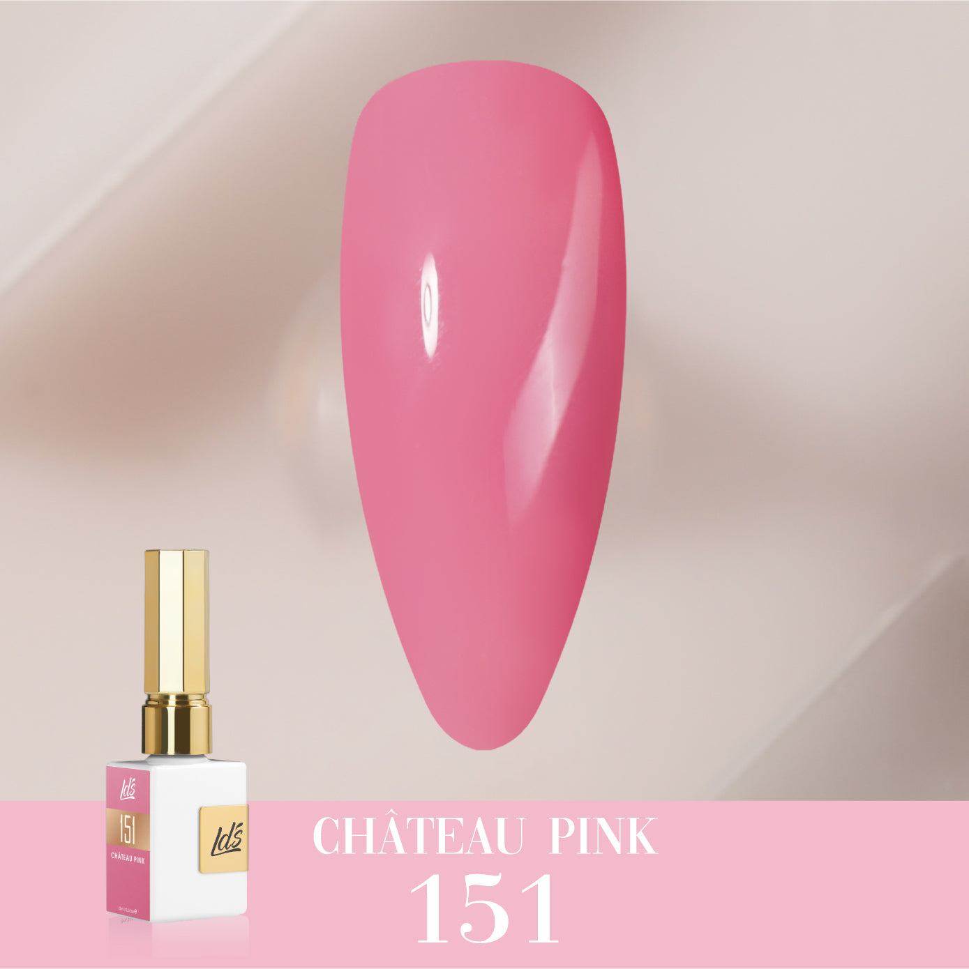 LDS Color Craze Collection - 151 Château Pink - Gel Polish 0.5oz