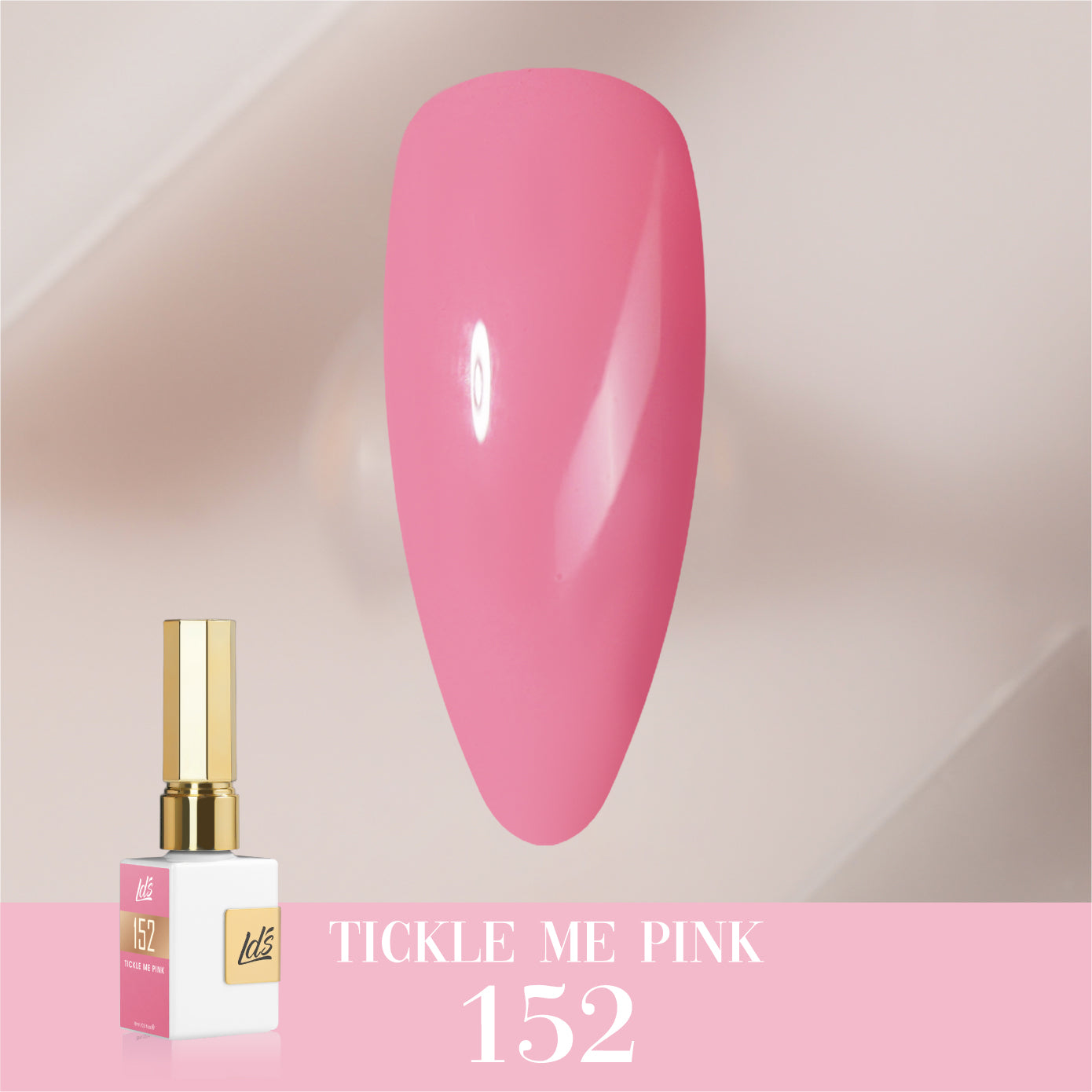 LDS Color Craze Collection - 152 Tickle Me Pink - Gel Polish 0.5oz