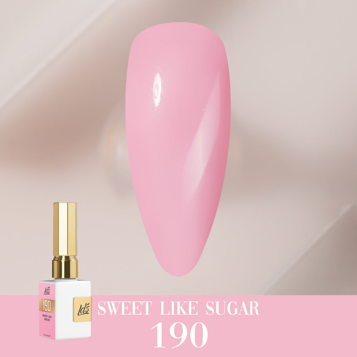 LDS Color Craze Collection - 190 Sweet like Sugar - Gel Polish 0.5oz