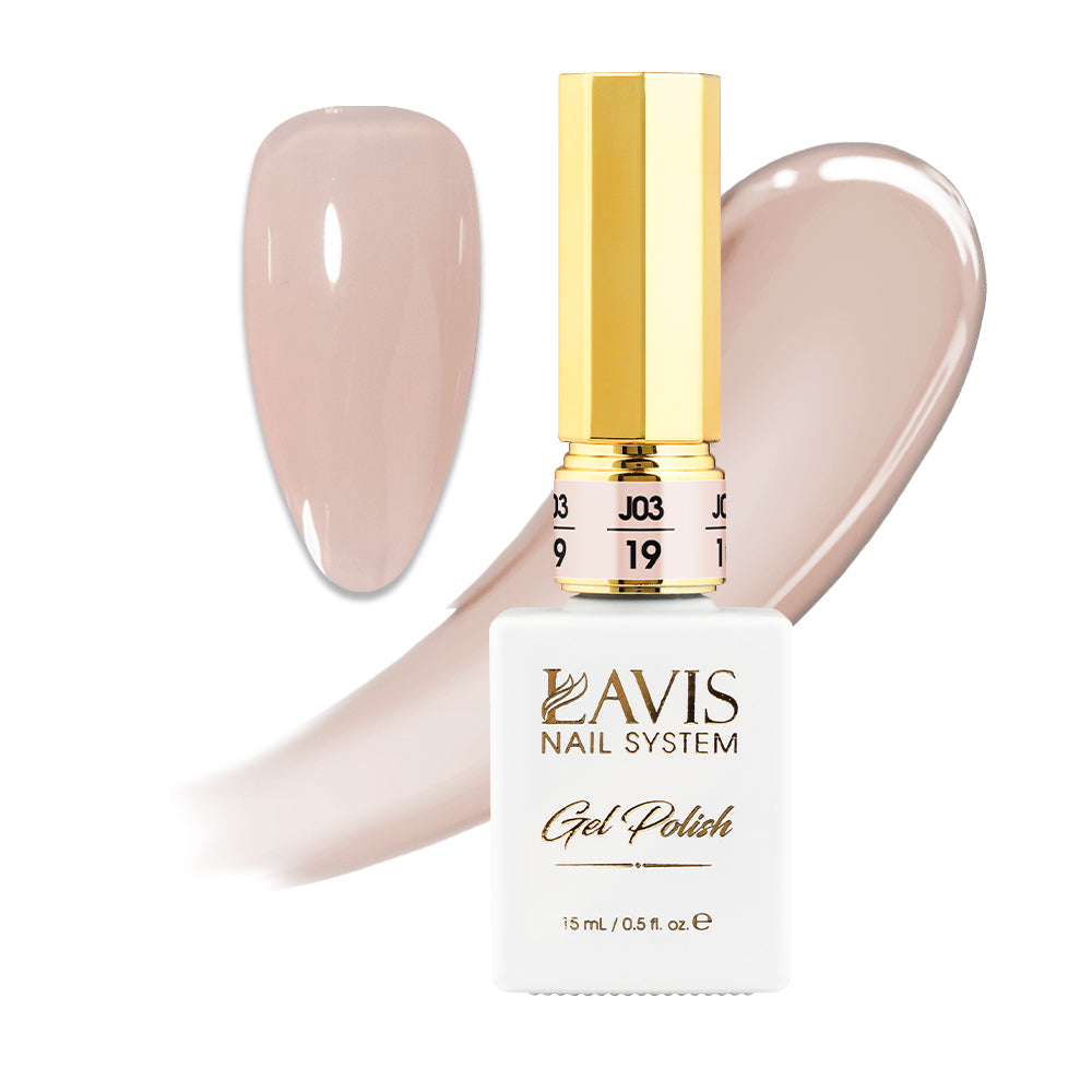 LAVIS J03 - 19 - Gel Polish 0.5oz - Bare With Me Collection