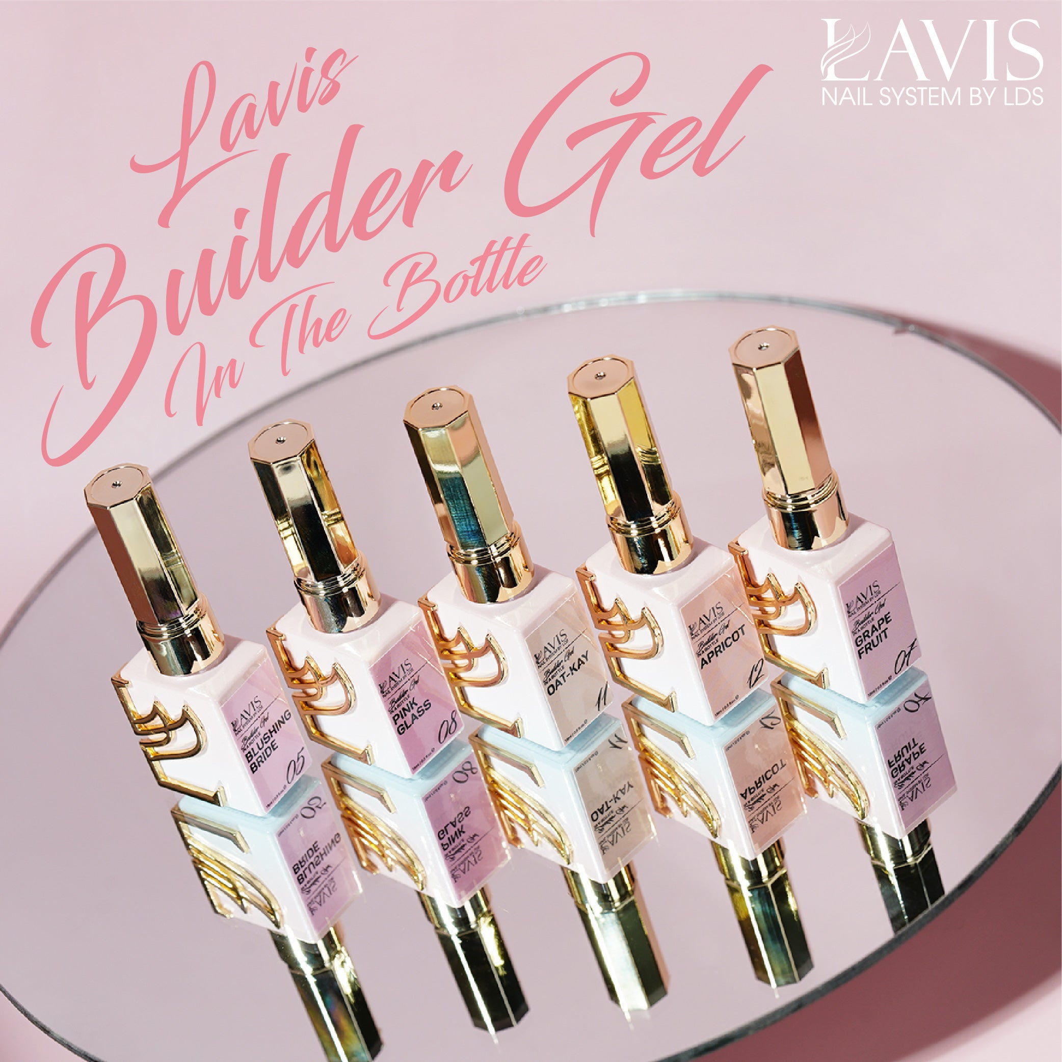 LAVIS Builder Gel In The Bottle - B17 - Gel Polish 15ml