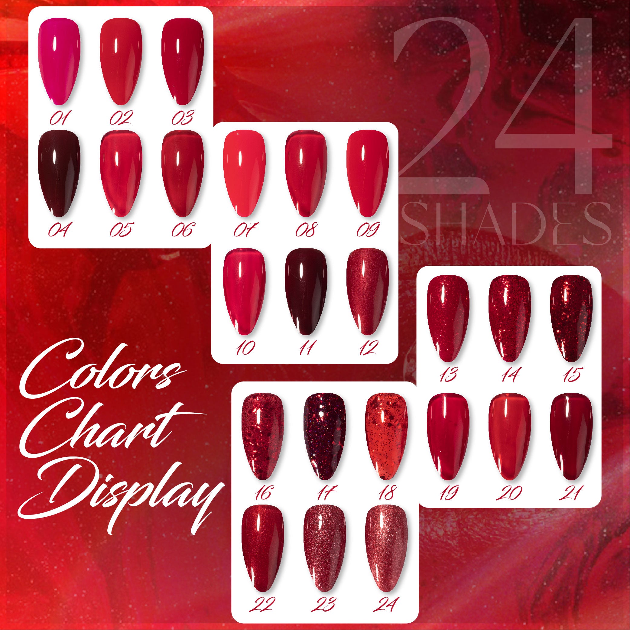 LAVIS C02 - 21 - Gel Polish 0.5 oz - Scarlet Bloom Collection