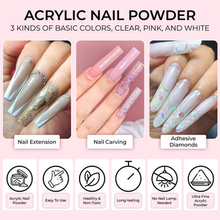 Acrylic Nail Clipper 4 in 1 Kit