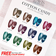 LAVIS Cat Eyes CE10 - Set 12 (Ver1) - Gel Polish 0.5 oz - Cotton Candy Collection