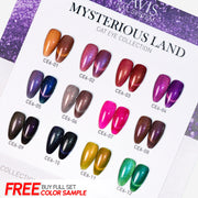 LAVIS Cat Eyes CE6 - Set 12 (Ver1) - Gel Polish 0.5 oz - Mysterious Land Collection