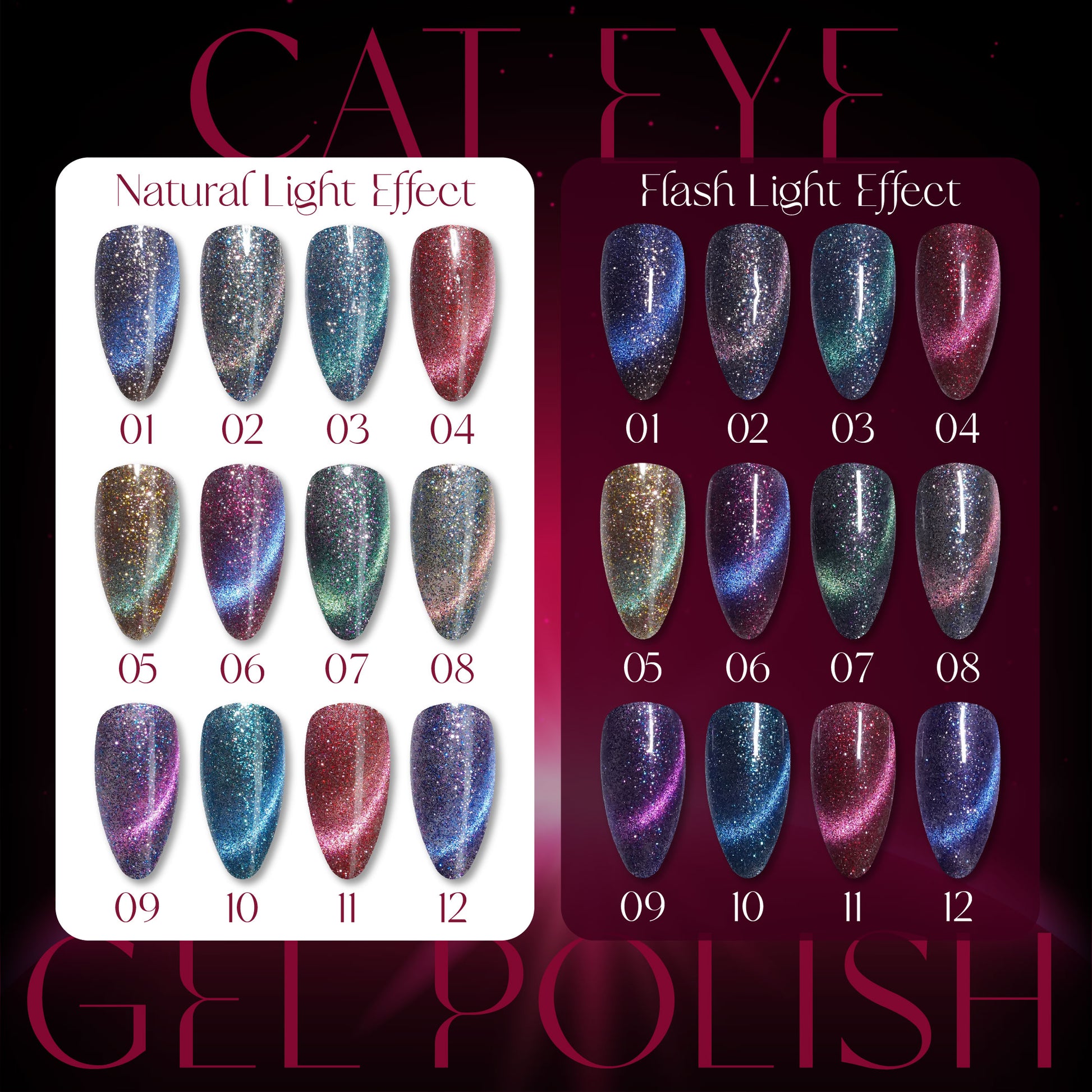 LAVIS Cat Eyes CE13 - 04 - Gel Polish 0.5 oz - Luminous Sky Collection