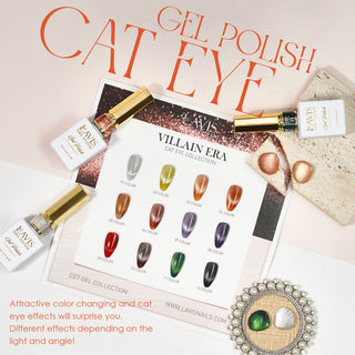 LAVIS Cat Eyes CE7 - 12 - Gel Polish 0.5 oz - VILLIAIN ERA Collection
