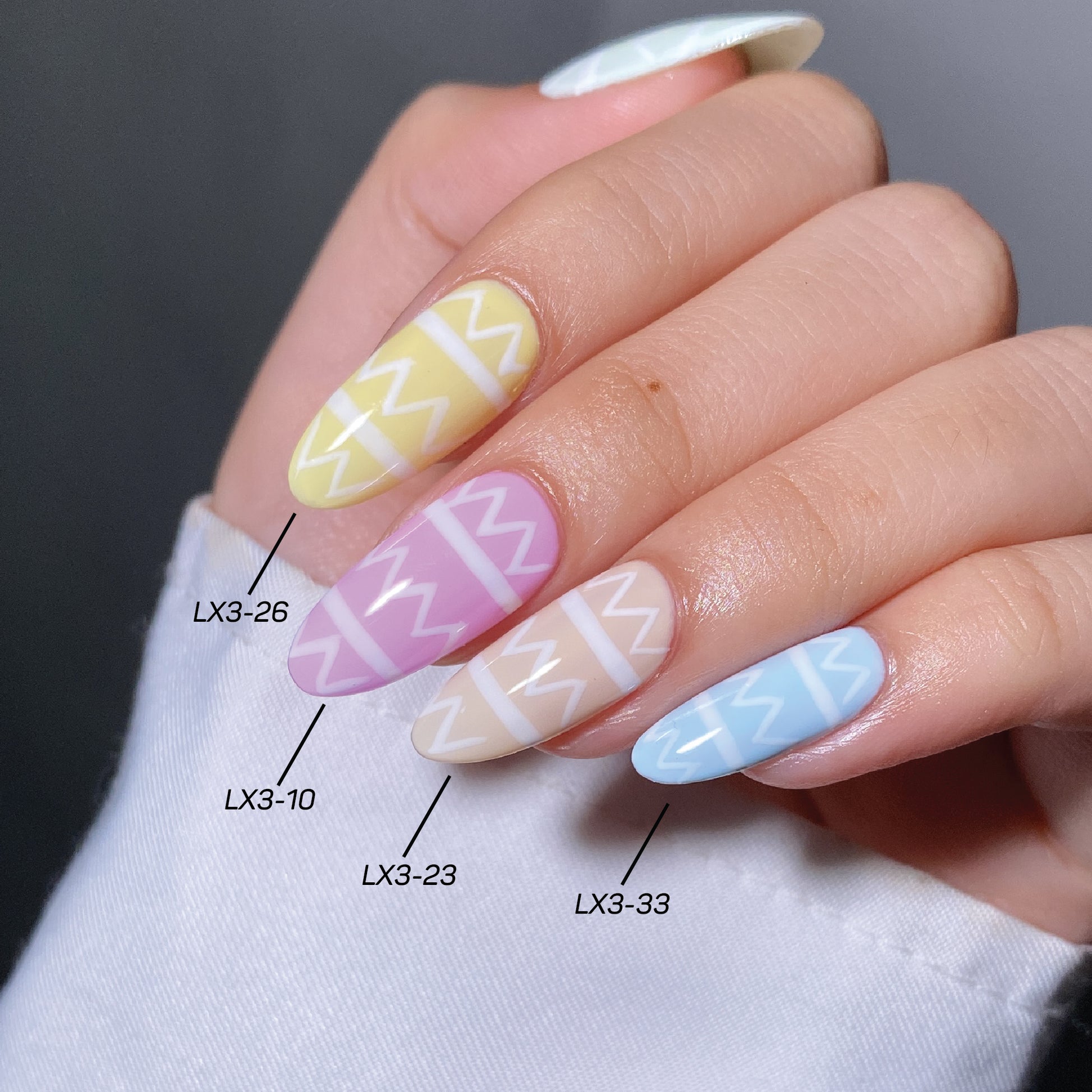 LAVIS LX3 - Set 36 Colors - Gel Polish 0.5 oz - Pastel Flow Collection