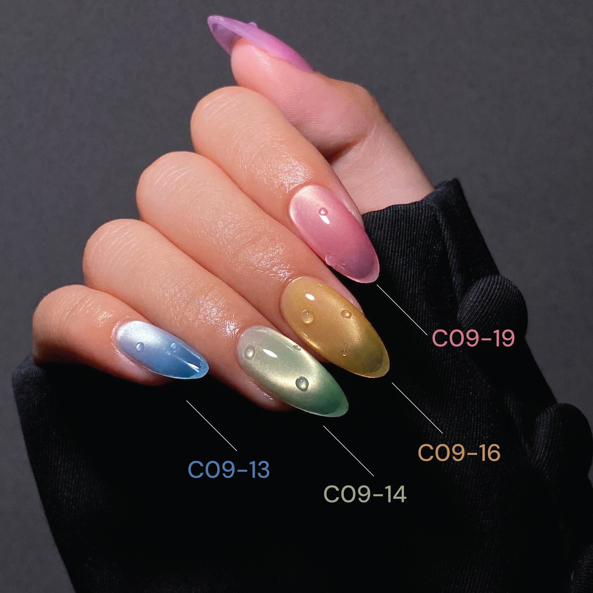 LAVIS Cat Eyes C09 - 14 - Gel Polish 0.5 oz - Morning Dewdrop Collection