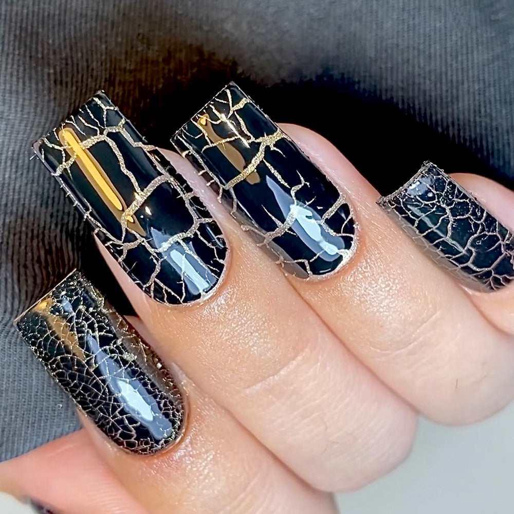 LAVIS Silver Crack Gel Base - 0.5 oz