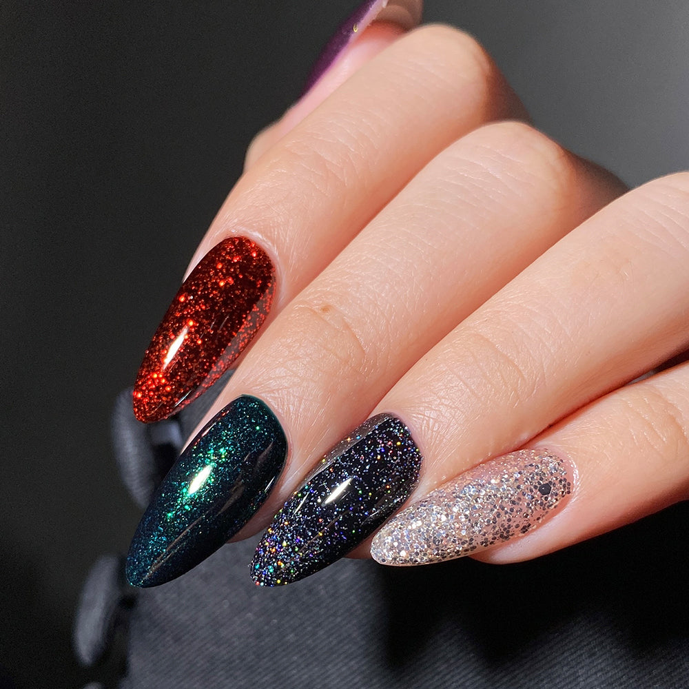 LAVIS Glitter 09 - Gel Polish 0.5 oz - Holiday Stardust Collection