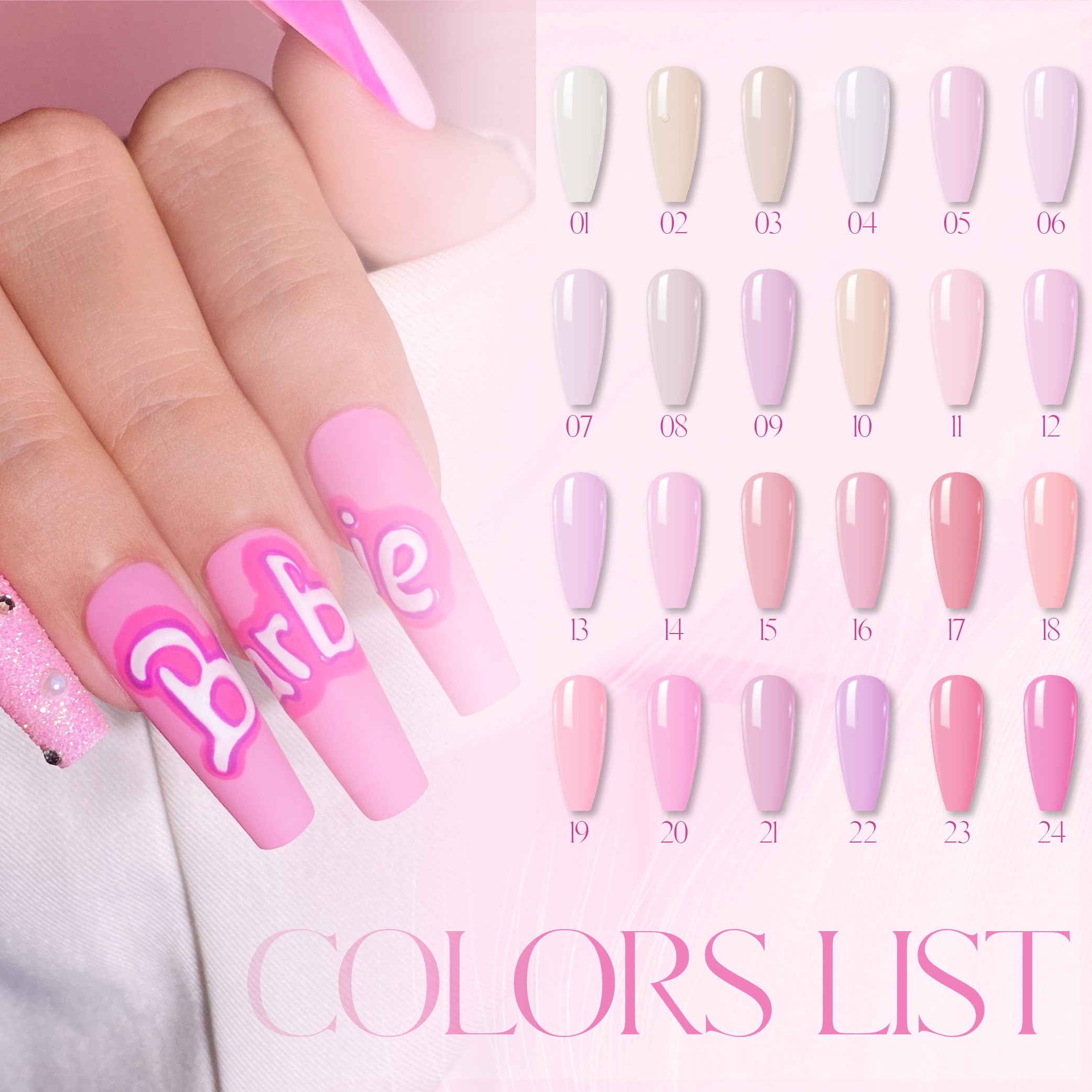 LAVIS Gel P10 Pink Collection