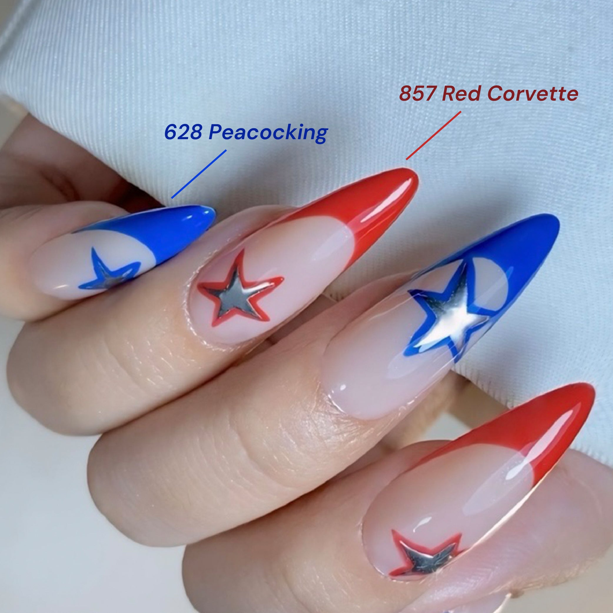 LDS Color Craze Gel Nail Polish - 857 Red Corvette - 0.5oz – Lavis