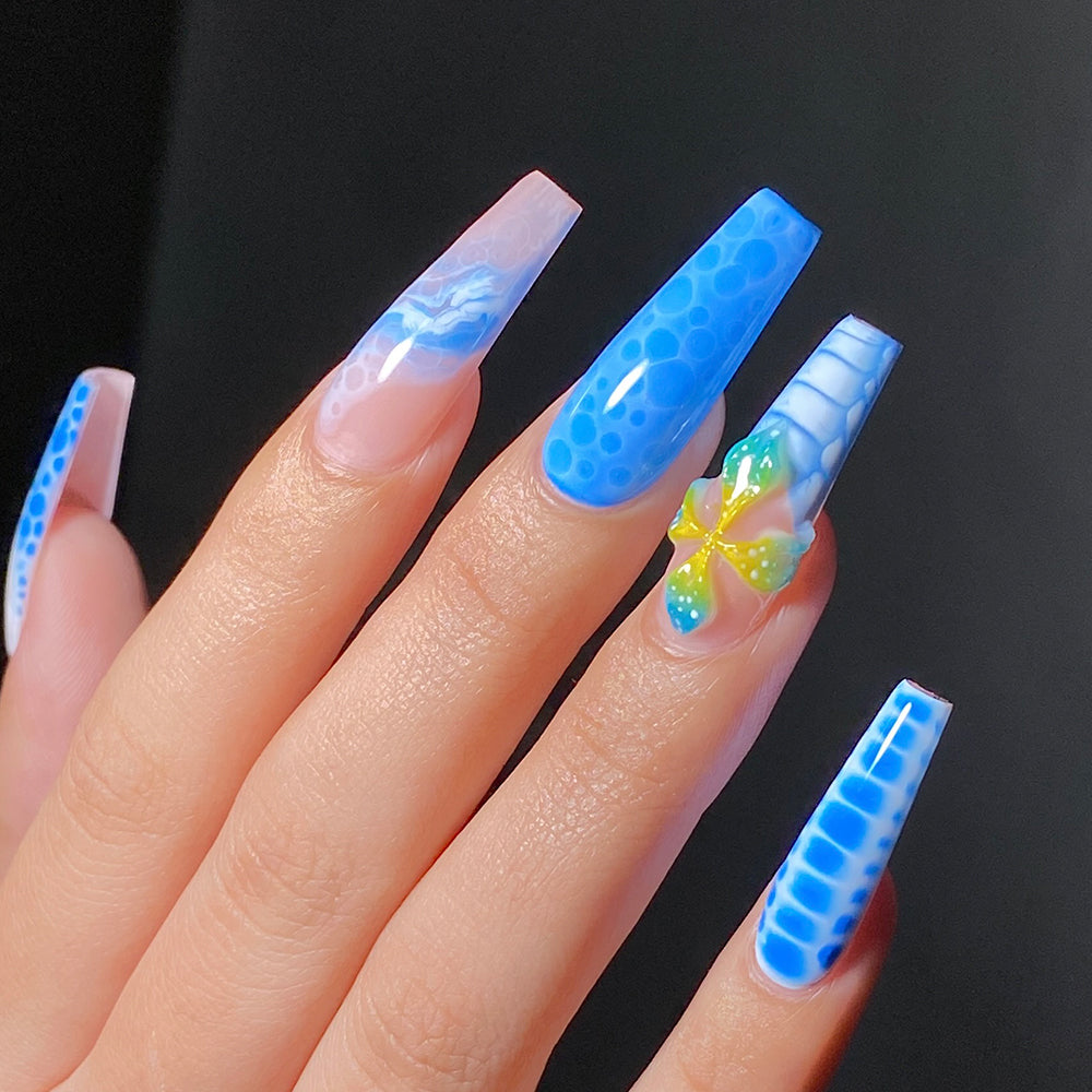 LDS Color Craze Gel Nail Polish - 439 Egyptian Blue - 0.5oz