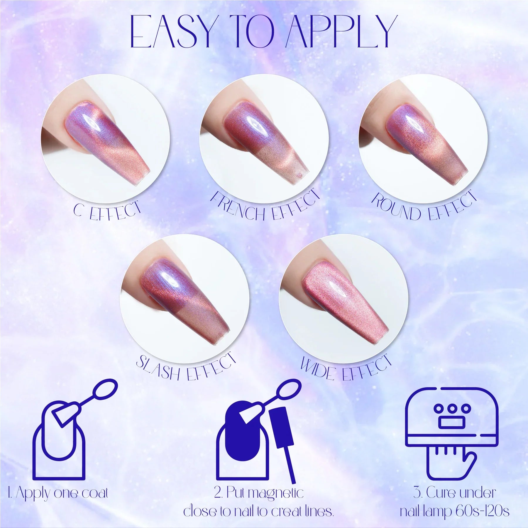 LAVIS Cat Eyes CE6 (Ver1) - 05 - Gel Polish 0.5 oz - Mysterious Land Collection