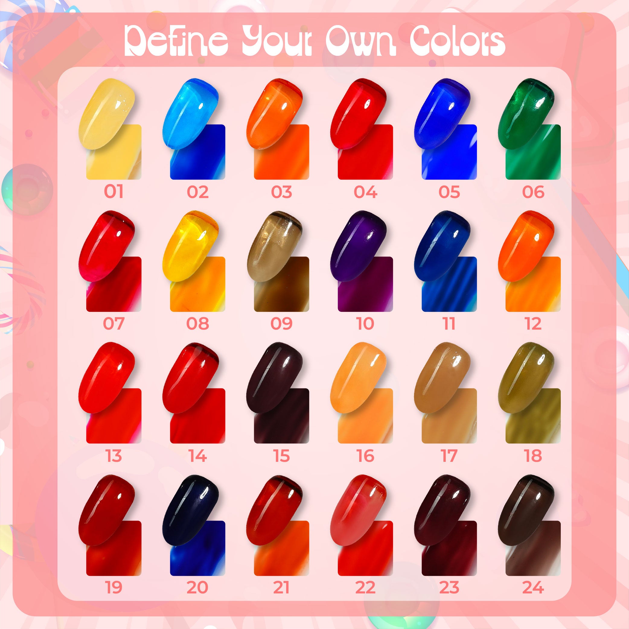 LAVIS JC 23 - Gel Polish 0.5oz - Candy Jelly Collection