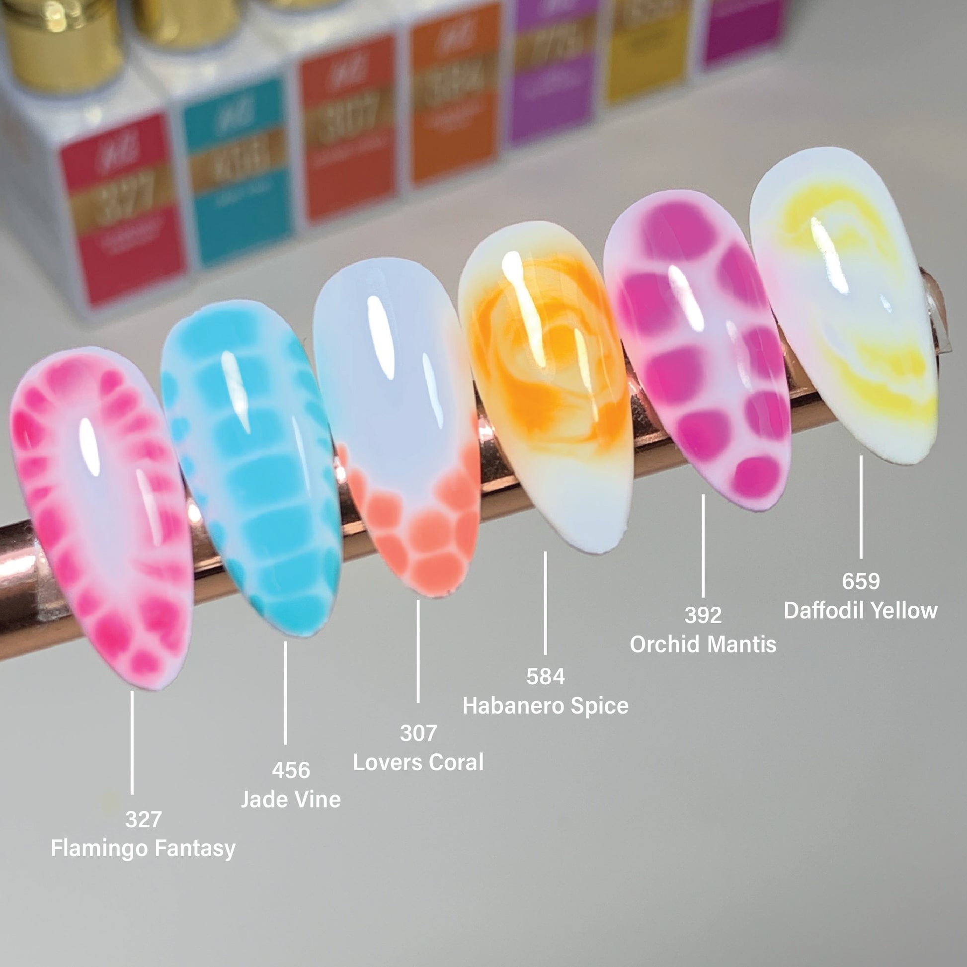 LDS Color Craze Gel Nail Polish - 307 Lovers Coral - 0.5oz