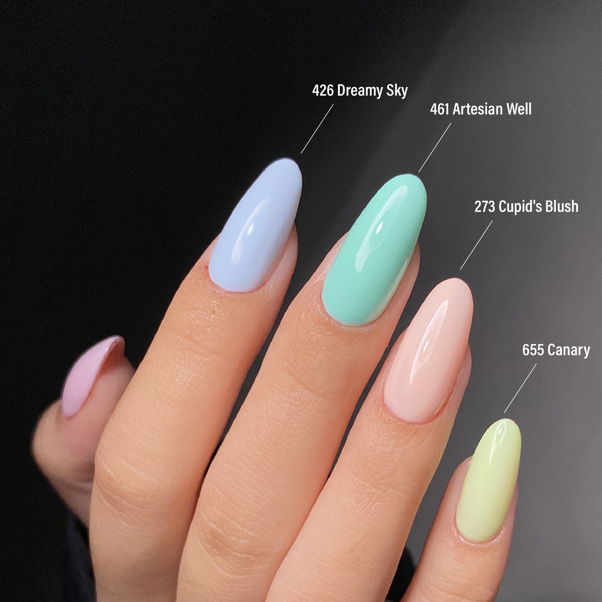 LDS Color Craze Gel Nail Polish - 655 Canary - 0.5oz