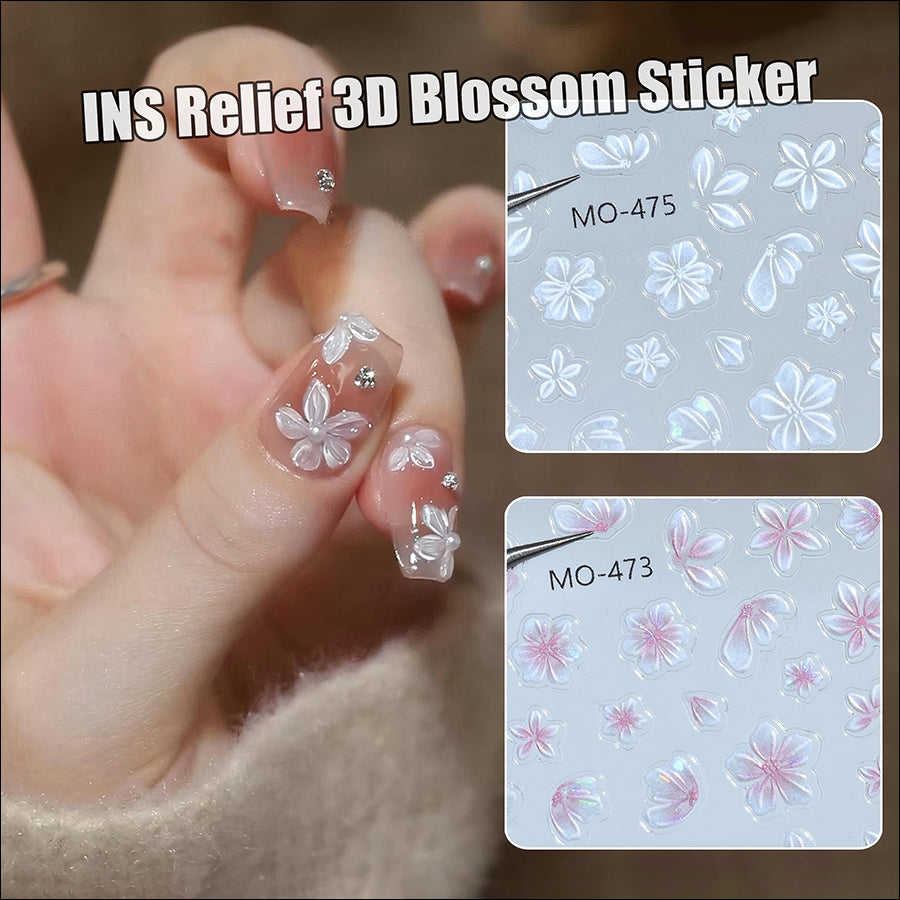 3D Nail Art Stickers MO473 - 475