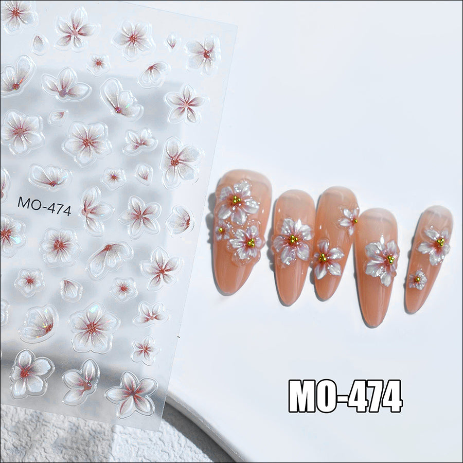 3D Nail Art Stickers MO473 - 475