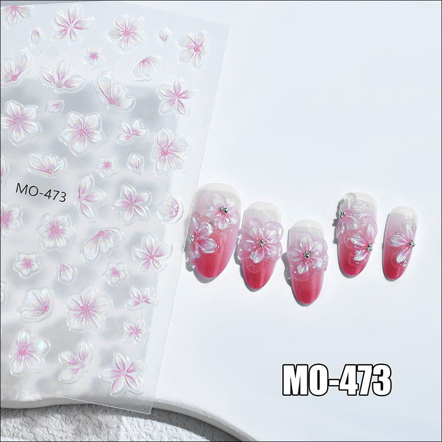 3D Nail Art Stickers MO473 - 475