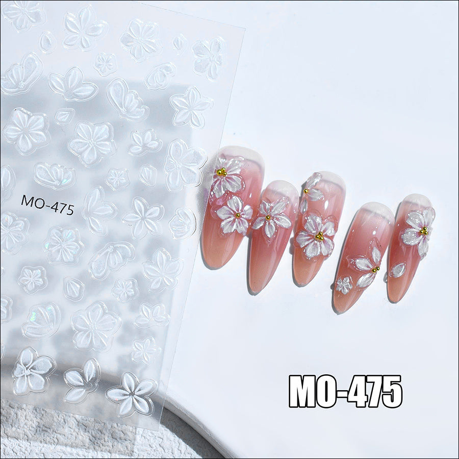 3D Nail Art Stickers MO473 - 475