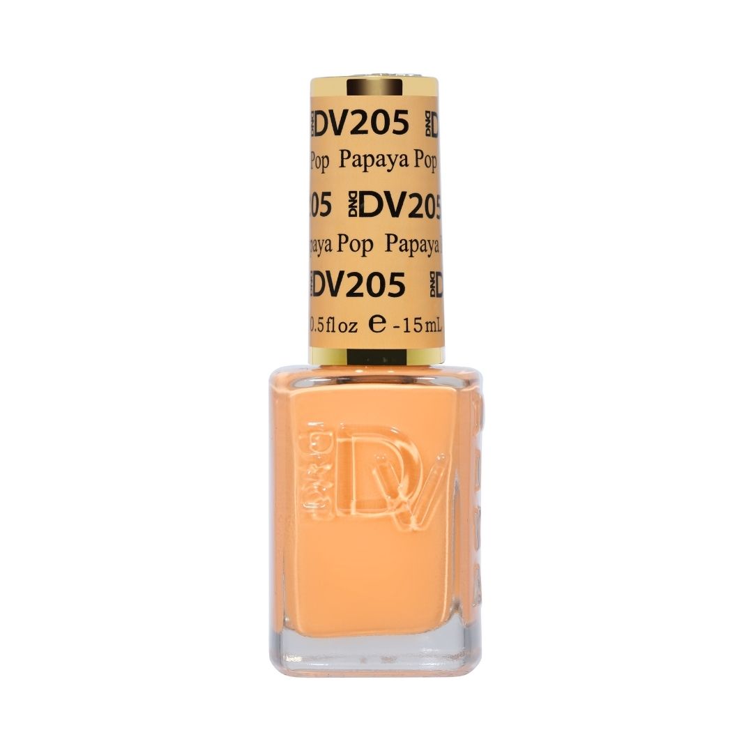 DND DIVA Nail Lacquer - 205 Papaya Pop