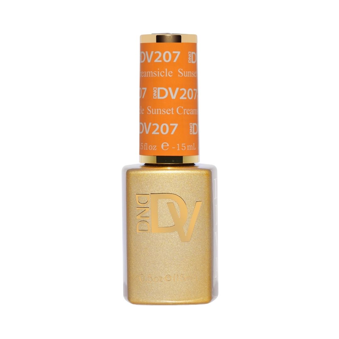 DND DIVA Gel Polish - 207 Sunset Creamsicle