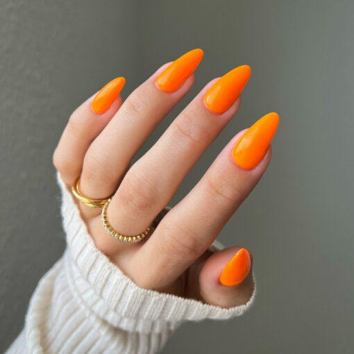 DND DIVA Nail Lacquer - 208 Perfect Orange