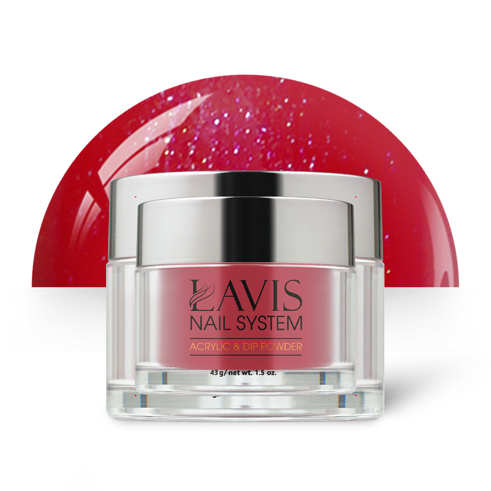 LAVIS 211 Heartfelt Red - Acrylic & Dip Powder 1.5oz