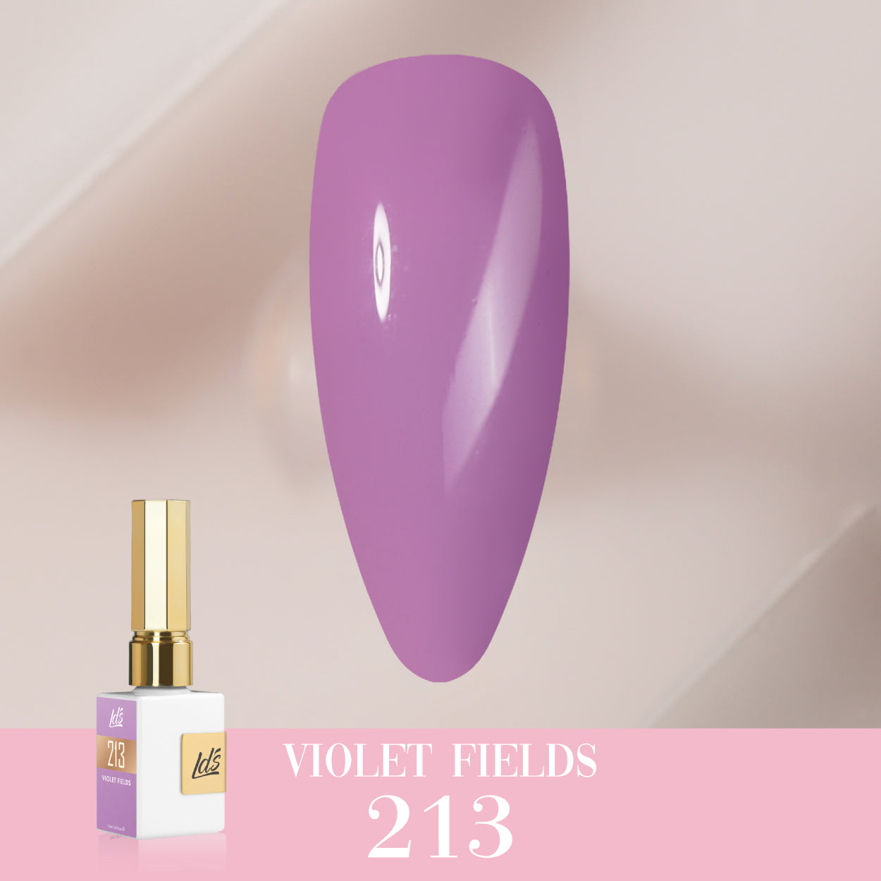 LDS Color Craze Collection - 213 Violet Fields - Gel Polish 0.5oz