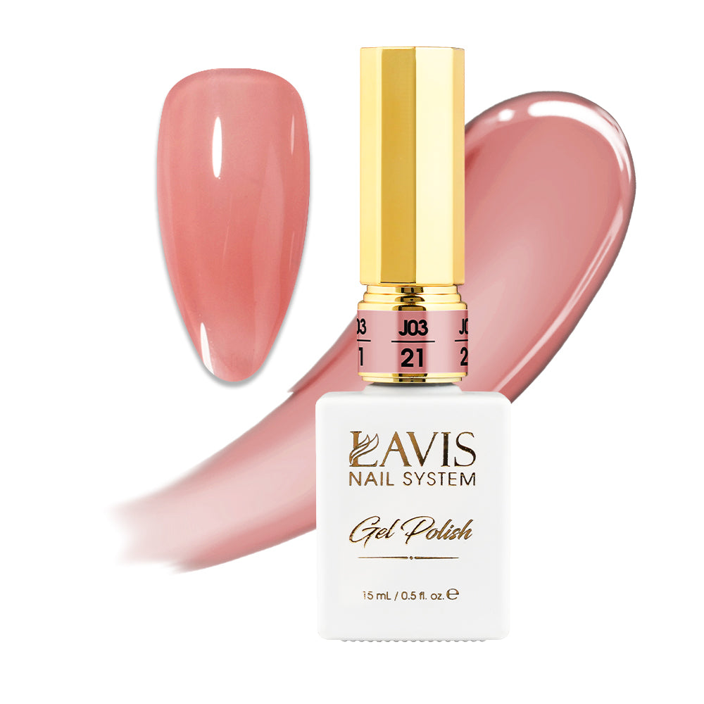 LAVIS J03 - 21 - Gel Polish 0.5oz - Bare With Me Collection