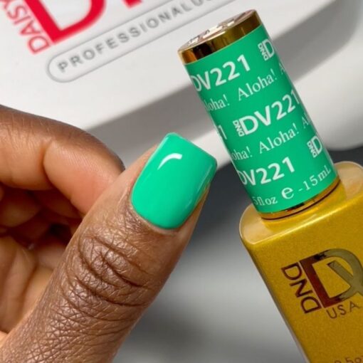 DND DV 221 Aloha! - DND Diva Gel Polish & Matching Nail Lacquer Duo Set