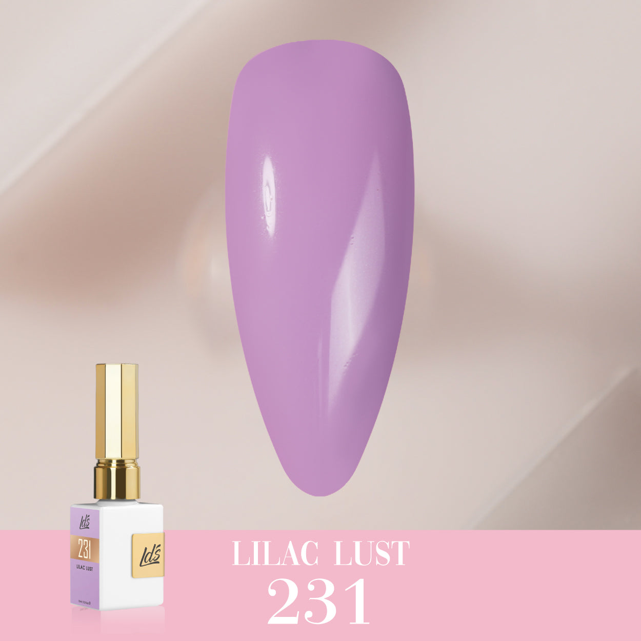 LDS Color Craze Collection - 231 Lilac Lust - Gel Polish 0.5oz