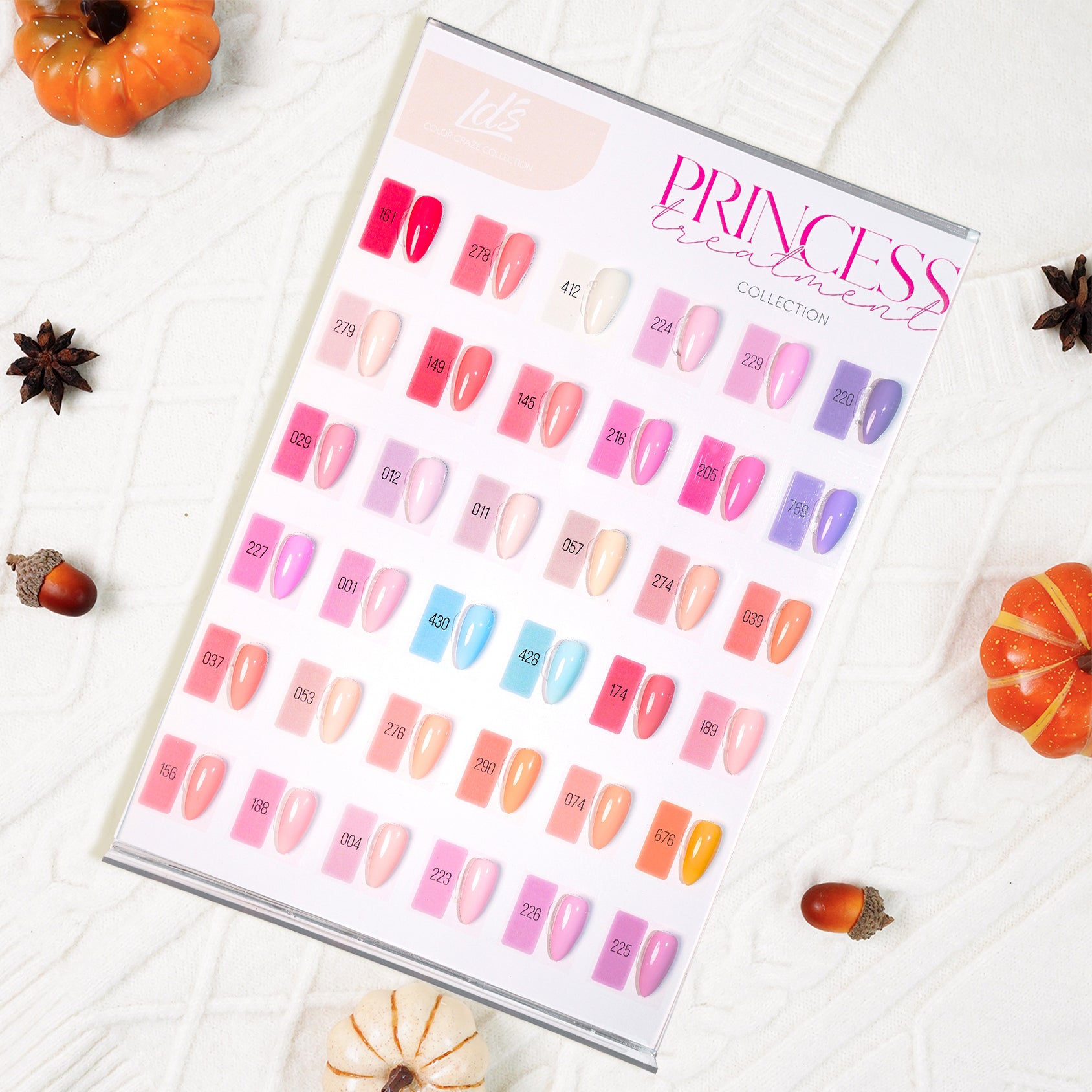 LDS Set 36 Colors - Gel Polish 0.5oz - Princess Treatment Collection