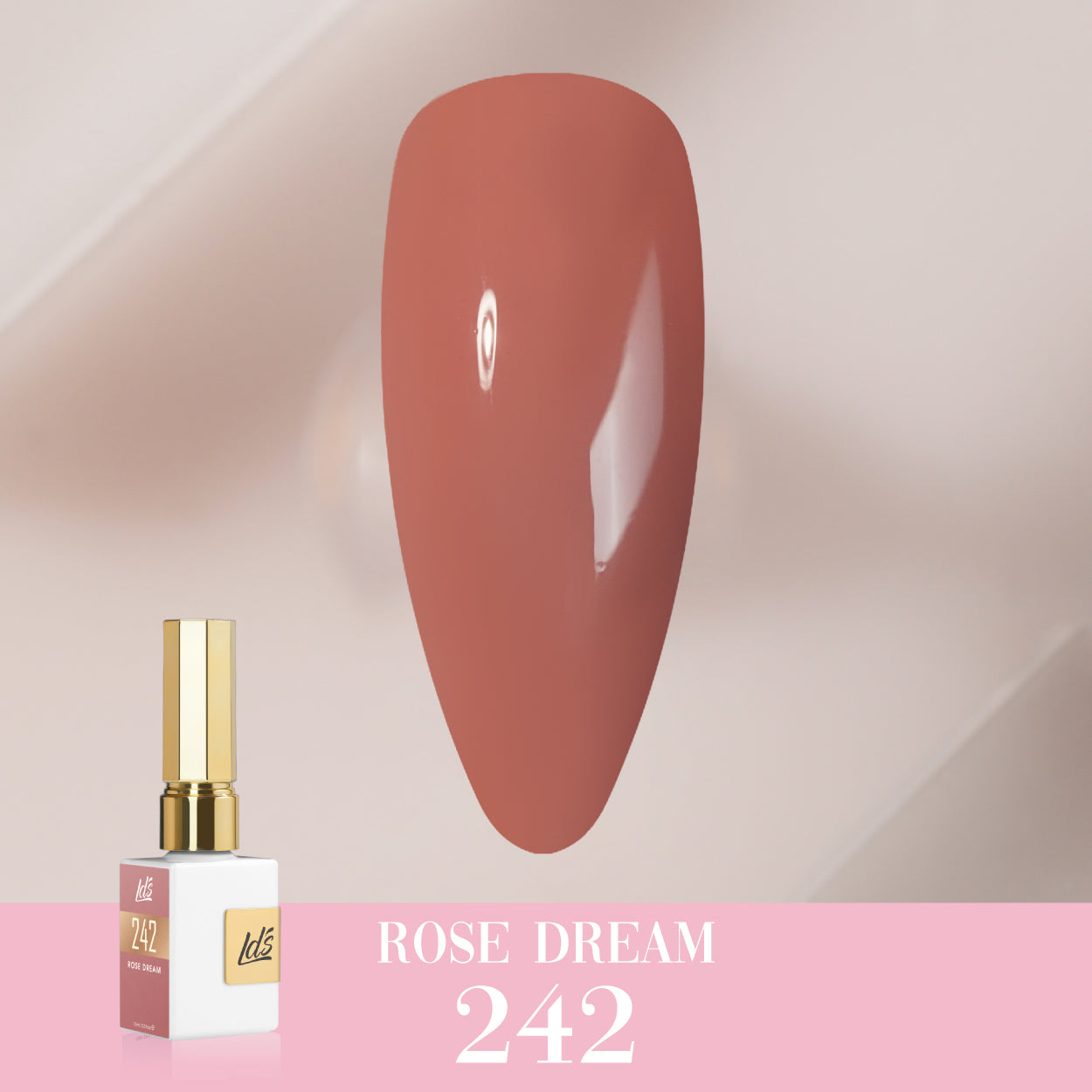 LDS Color Craze Collection - 242 Rose Dream - Gel Polish 0.5oz