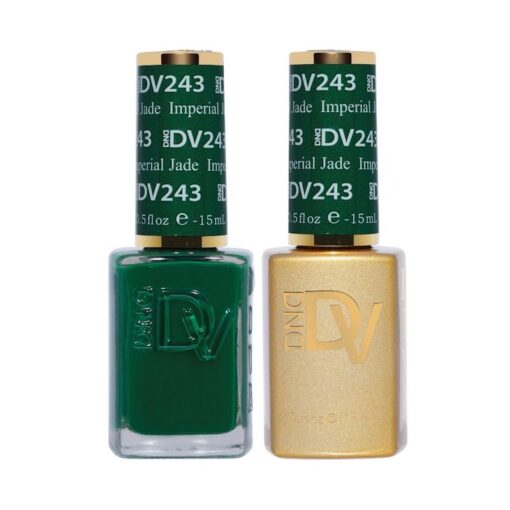 DND DV 243 Imperial Jade - DND Diva Gel Polish & Matching Nail Lacquer Duo Set