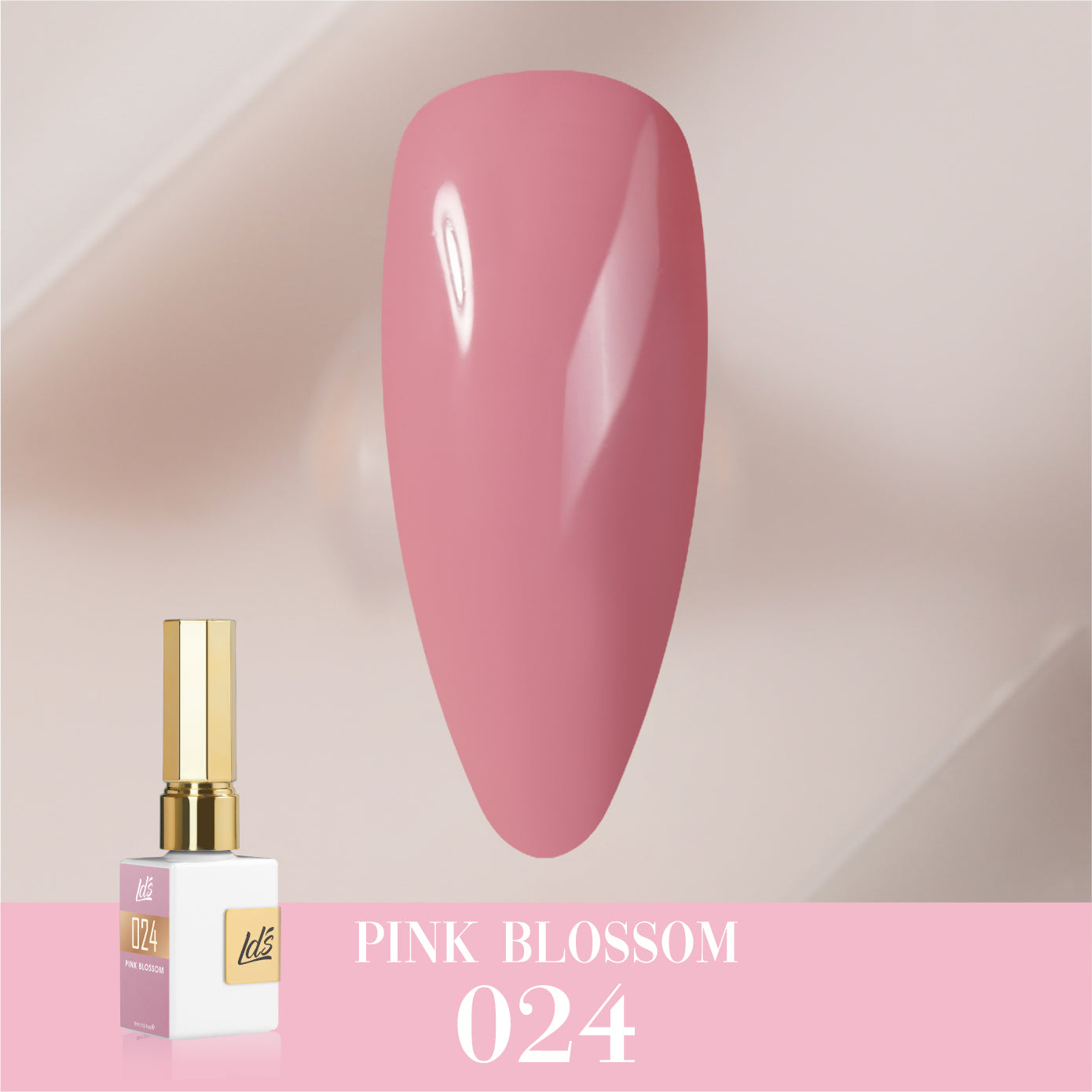 LDS Color Craze Collection - 024 Pink Blossom - Gel Polish 0.5oz