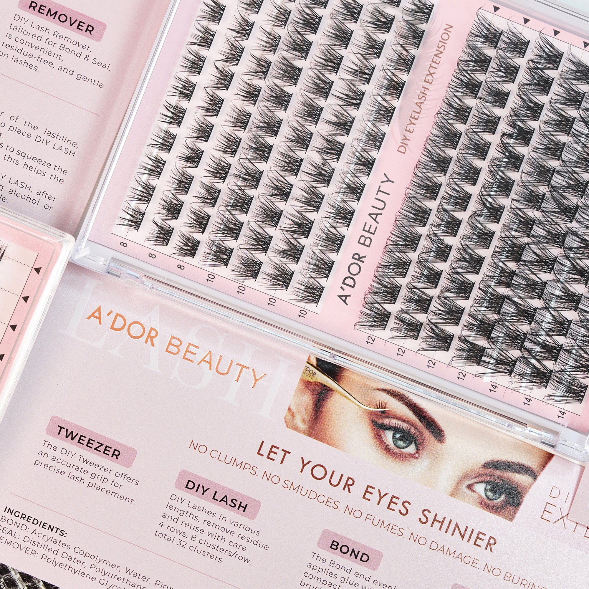 A’dor Beauty Diy Eyelash Extension - D012