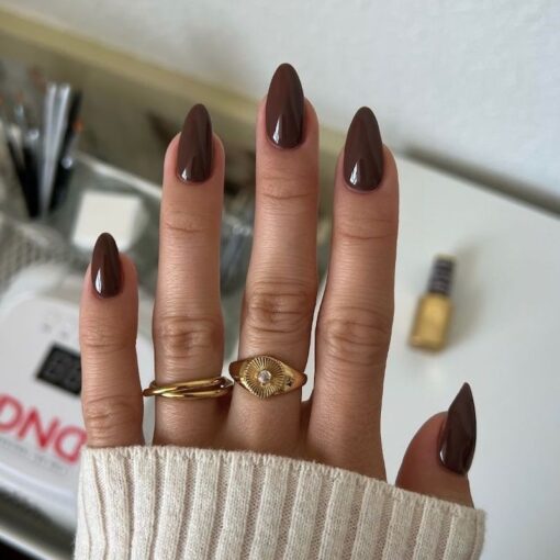 DND DIVA Gel Polish - 250 Cedar Brown