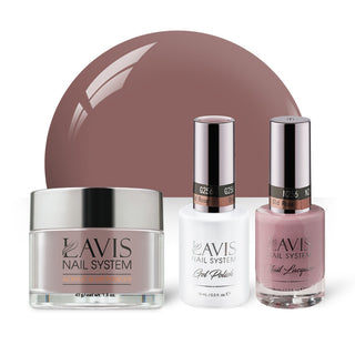 LAVIS 3 in 1 - 256 Old Rose - Acrylic & Dip Powder, Gel & Lacquer