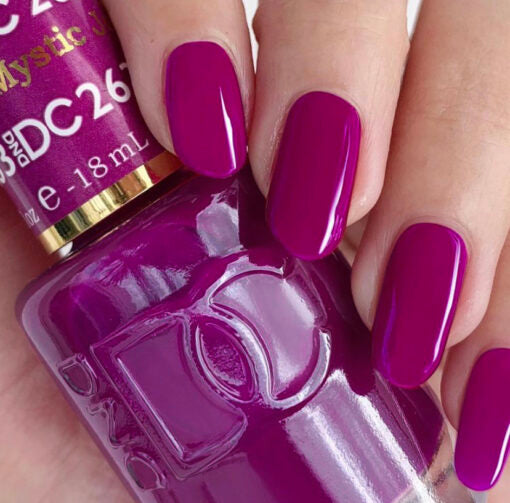  DND DC Gel Nail Polish Duo - 263 Purple Colors - Mystic Journey