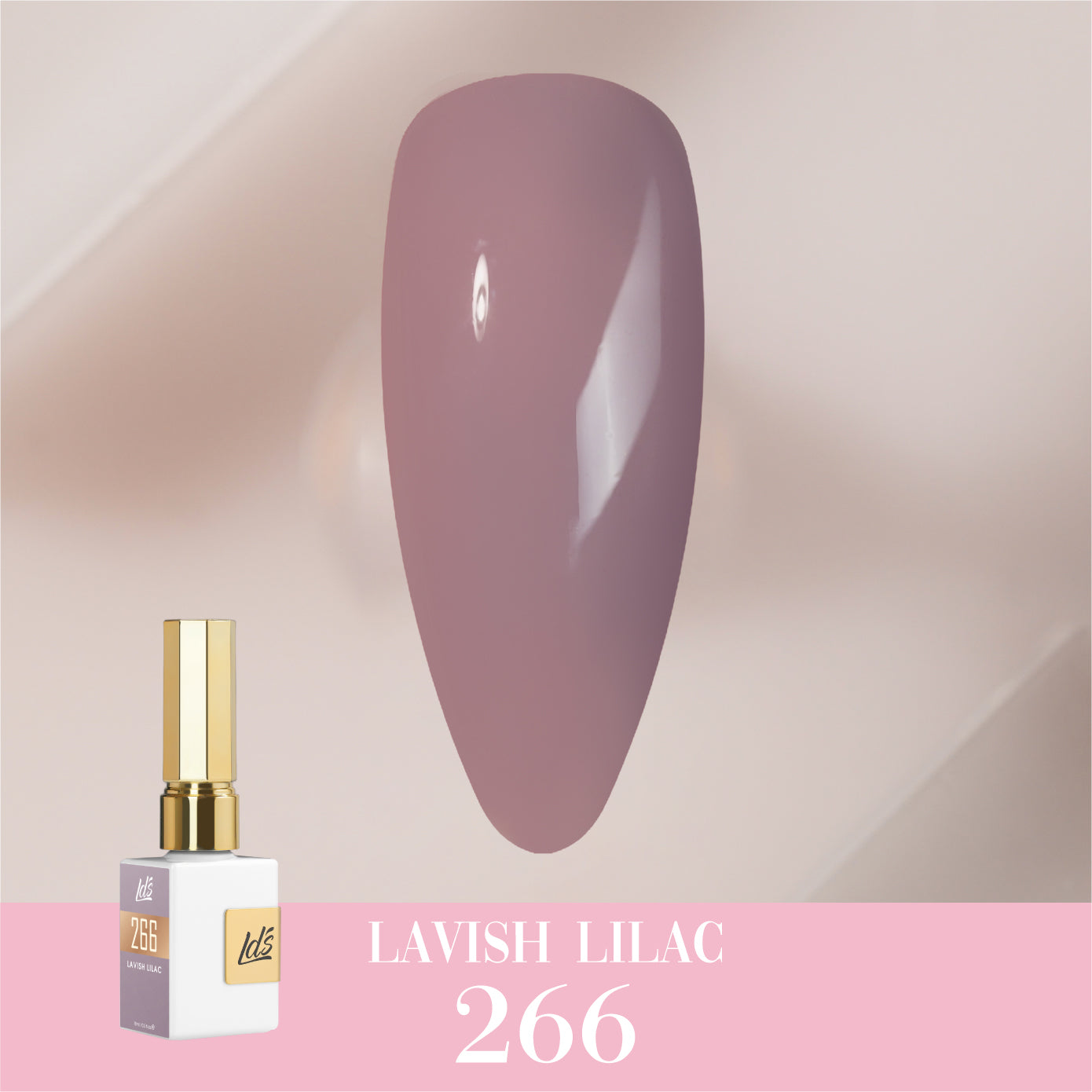 LDS Color Craze Collection - 266 Lavish Lilac - Gel Polish 0.5oz