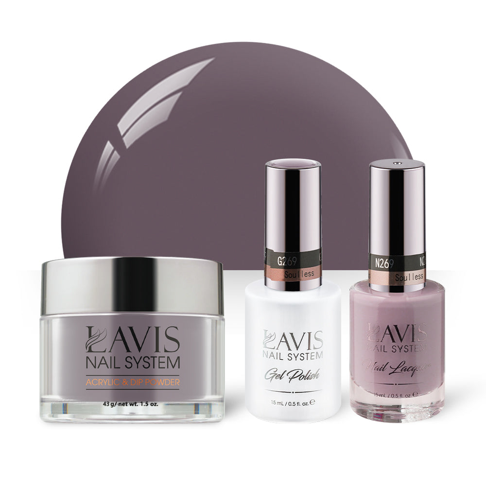LAVIS 3 in 1 - 269 Soulless - Acrylic & Dip Powder, Gel & Lacquer