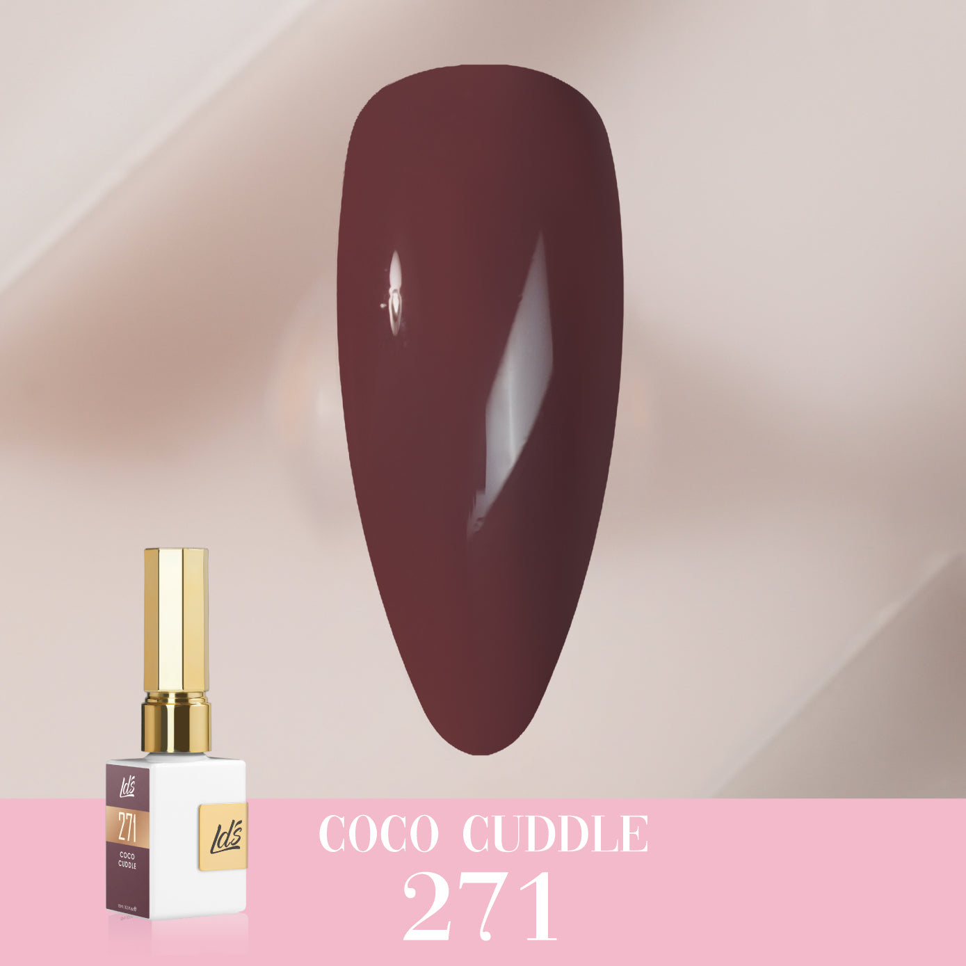 LDS Color Craze Collection - 271 Cocoa Cuddle - Gel Polish 0.5oz